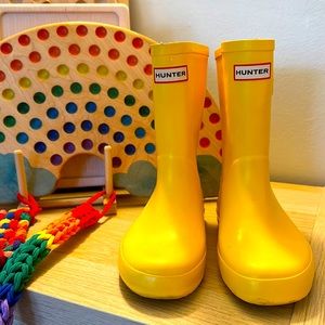 Yellow Hunter Rainboots